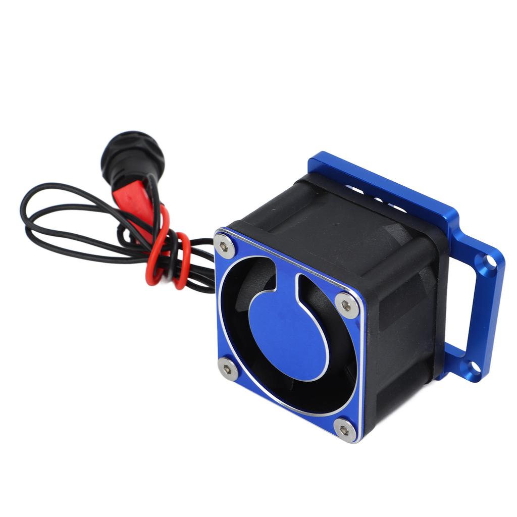 RC Motor Cooling Fan Aluminum 4028 High Speed Motor Heat Sink for Traxxas 1 8 4WD for Sledge Monster Truck 95076 4 Dark