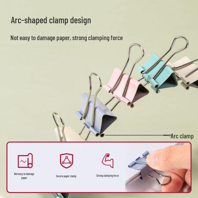 Deli 8556A Metal Binder Clips