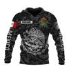 2025 Europe, America, Europe and America men's sweater Mexico logo boys sweater 3D printing autumn and winter hooded sweater