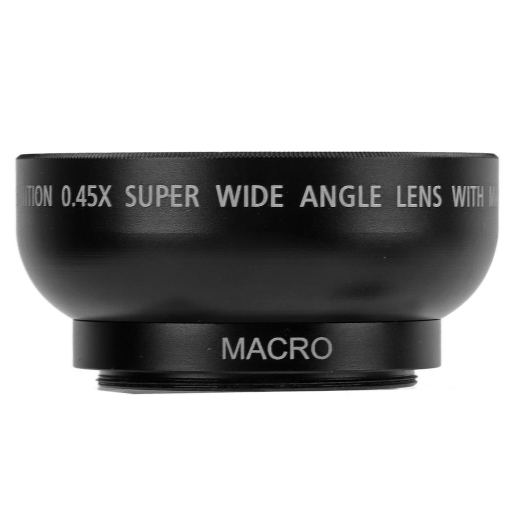 43mm 0.45X Wide Angle Lens Alloy and Optical Glass for 43MM Filter Aperture Camera Lenses