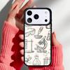 Чехол для телефона Биология и Химия для iPhone 17 16 15 14 13 Pro Max Задняя крышка для 12 11 Pro Coque