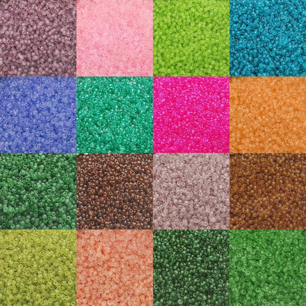 15000 шт. прозрачные матовые чешские стеклянные бусины хрустальные бусины с круглым отверстием для самостоятельного изготовления ювелирных изделий