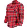 Flannel Shirt Red-Navy, 170G/M2, "2Xl", Ce, Lahti