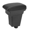Armrest Box Console Storage Artificial Leather Quiet Closing Replacement for Captur Clio 4