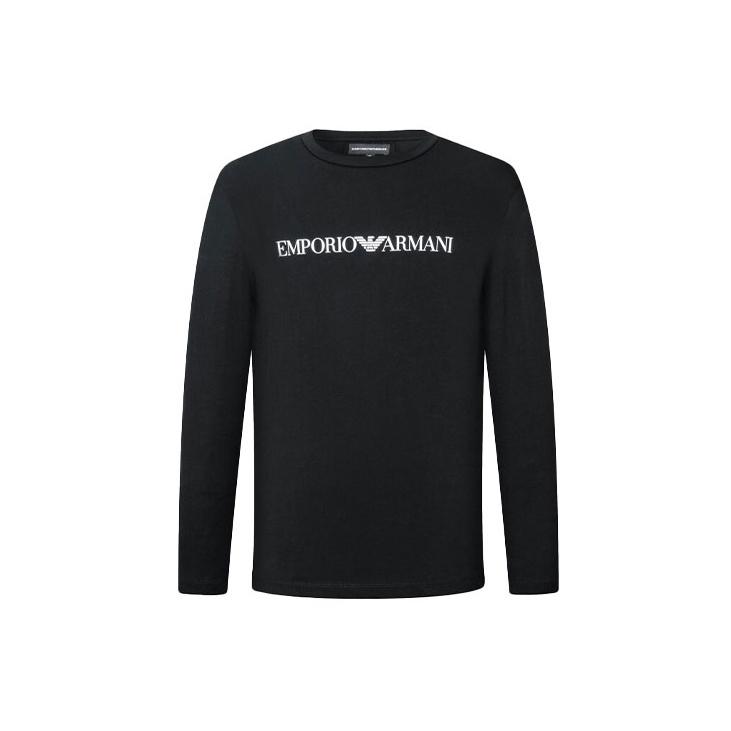 EMPORIO ARMANI Logo Printed Crewneck T Shirt 8N1TN8-1JPZZ-0021