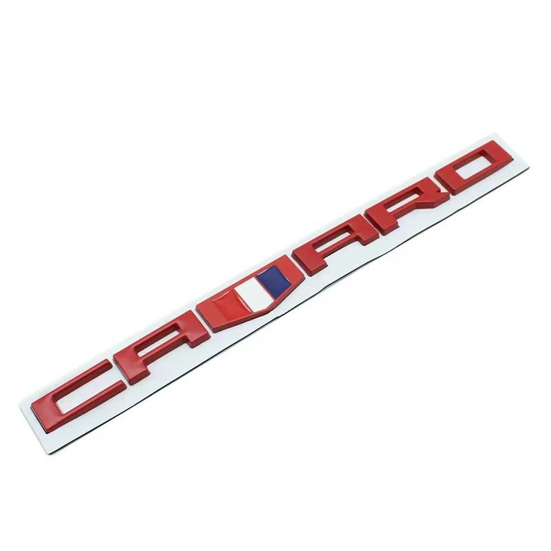 Suitable for Chevrolet CAMARO Bumblebee car sticker modification with English letter metal side label leaf plate car sticker