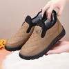 Обработка и кастомизация 2025 новая хлопковая обувь женские зимние сапоги зимний бархат утолщенный теплый на одном педале водонепроницаемая обувь для мамы