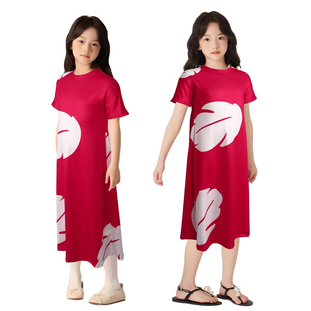 Disney Lilo Stitch Kids Costume For Cosplay Events In Premium Milk Silk Fabric