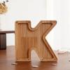 Двадцать шесть букв-копилка, деревянная коробка для экономии денег, банка для хранения монет, настольный орнамент, домашний декор, поделки, рождественский подарок