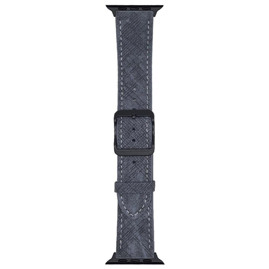 Кожаный ремешок с двойной петлей для Apple Watch Series 10 9 8 7 SE 6 5 4 3 2 1 42 мм 41 мм 40 мм 38 мм