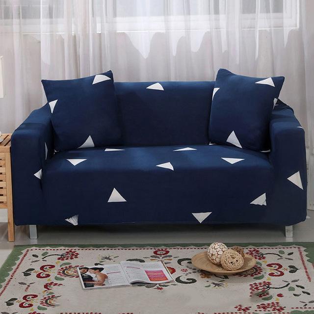 Универсальные эластичные чехлы для диванов с новым геометрическим принтом, эластичная ткань из полиэстера, чехол для дивана на двоих, 21 цвет, 1/2/3/4 места, полотенца