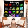 Personalized Sprunki themed Background Tapestry,Custom Name Birthday Party,Multifunctional Wall Decoration for Home Decor,Various Occasions