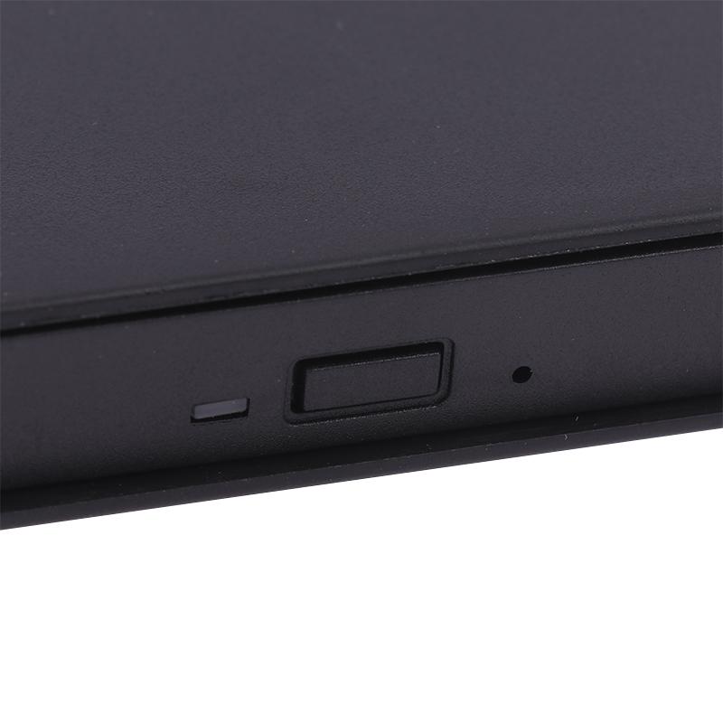 Тонкий USB 2.0 12,7 мм IDE для внешнего CD DVD оптического привода корпус чехол для ноутбука ноутбук оптический привод внешний ящик
