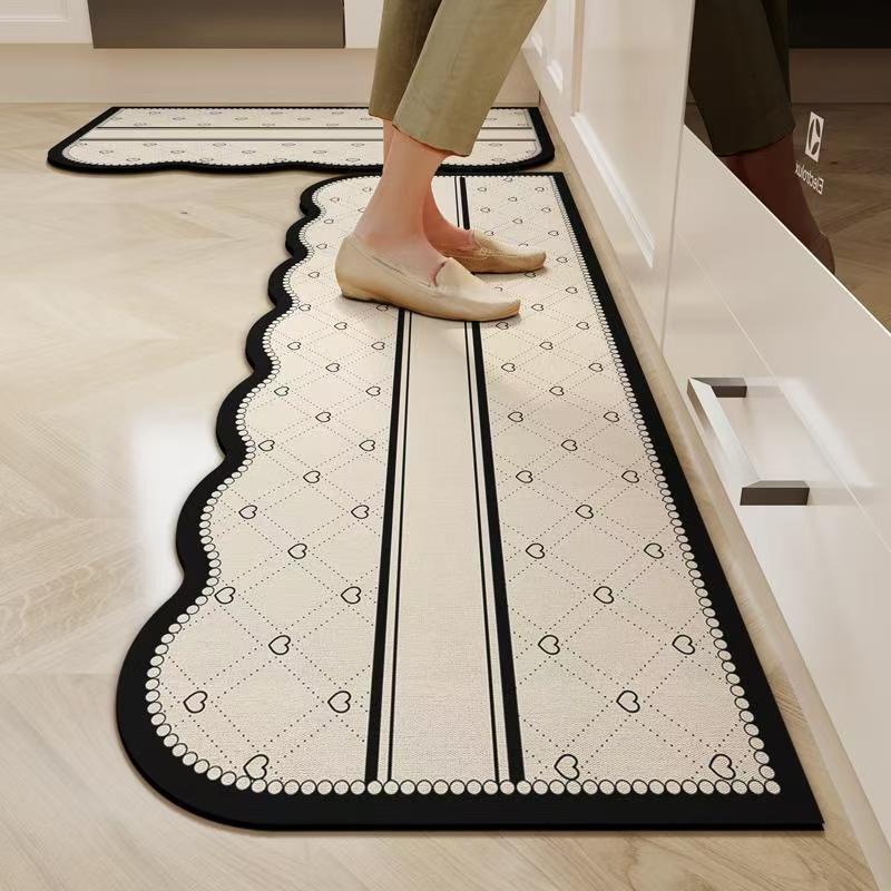 Нескользящий кухонный коврик из диатомовой грязи, супервпитывающий коврик для пола, длинные ковры для спальни и кухни, коврик для ванной комнаты и входной двери