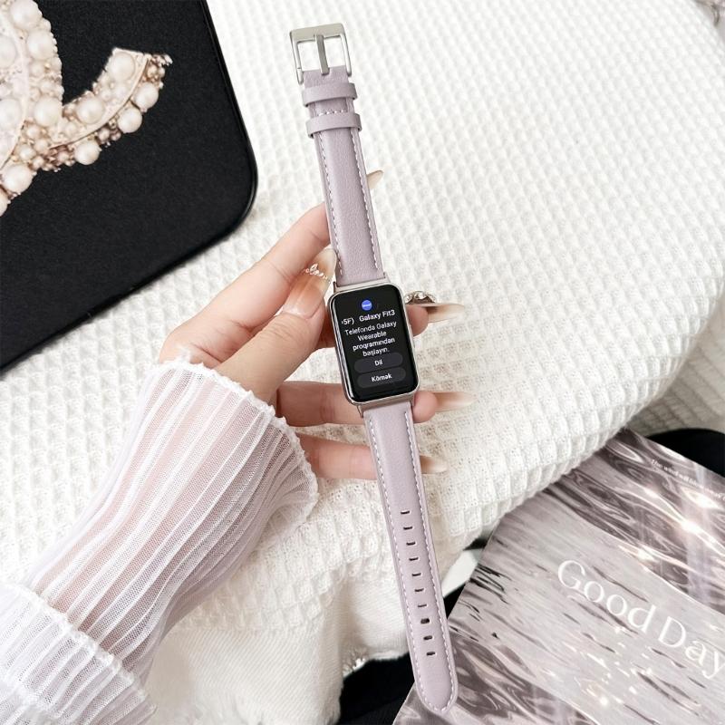 Элегантный кожаный ремешок для смарт-часов Стильный кожаный браслет Классический кожаный ремешок для смарт-часов