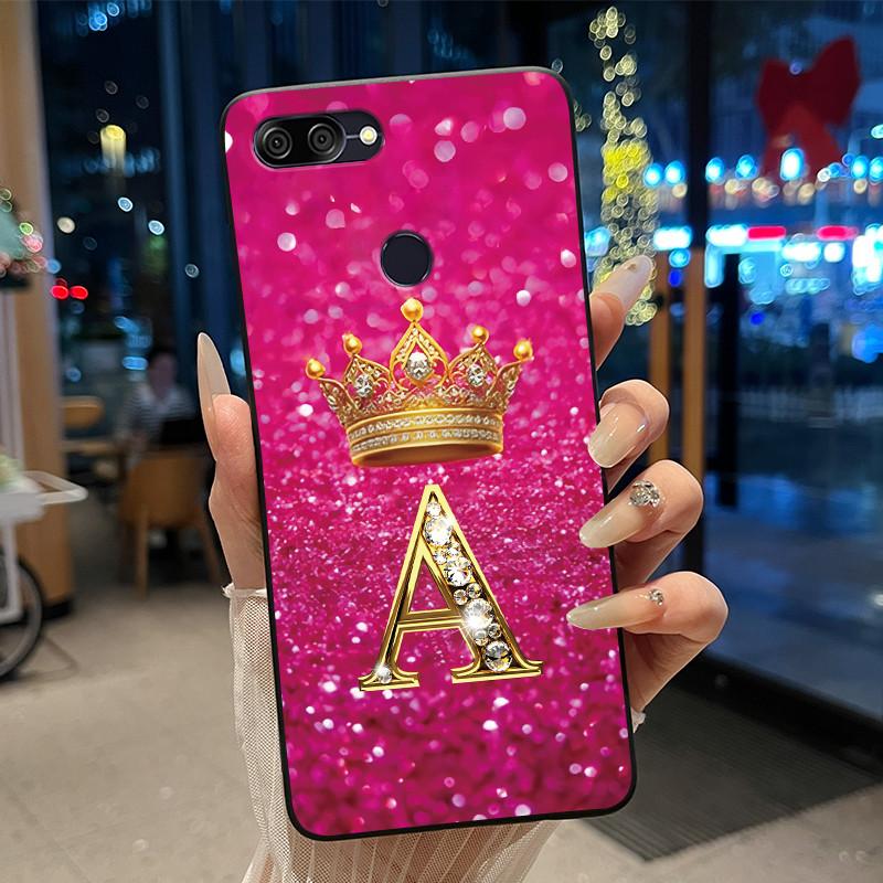Newest Letter Crown Design Phone Casing For ASUS Zenfone Max Plus (M1) ZB570TL Black Case Bumper Silicone Shockproof Soft Cover