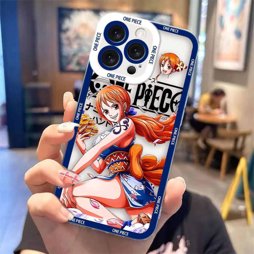 One P-Piece Luffy Robin Clear Phone Case For Samsung A72 A71 A57 A56 A55 A53 A52 A51 A36 A35 A33 A32 A26 A25 A24 A23 A22 Case