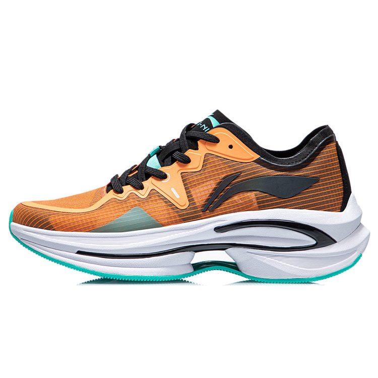 Кроссовки для бега Li Ning WuShi 5S 1.0 Мужские Низкие Неоновый Абрикосово-Оранжевый/Черный ARHR069-1