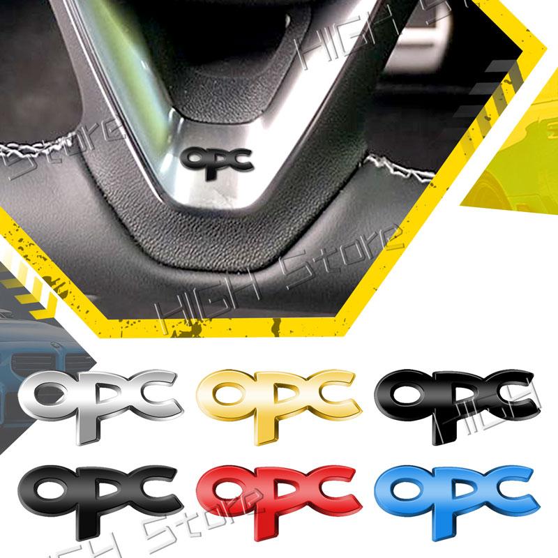 3D Маленькая Металлическая Наклейка в Салон Автомобиля Логотип OPC Наклейка-Эмблема на Руль Автомобиля Для Opel Astra G H J K Zafira B Corsa C D Insignia