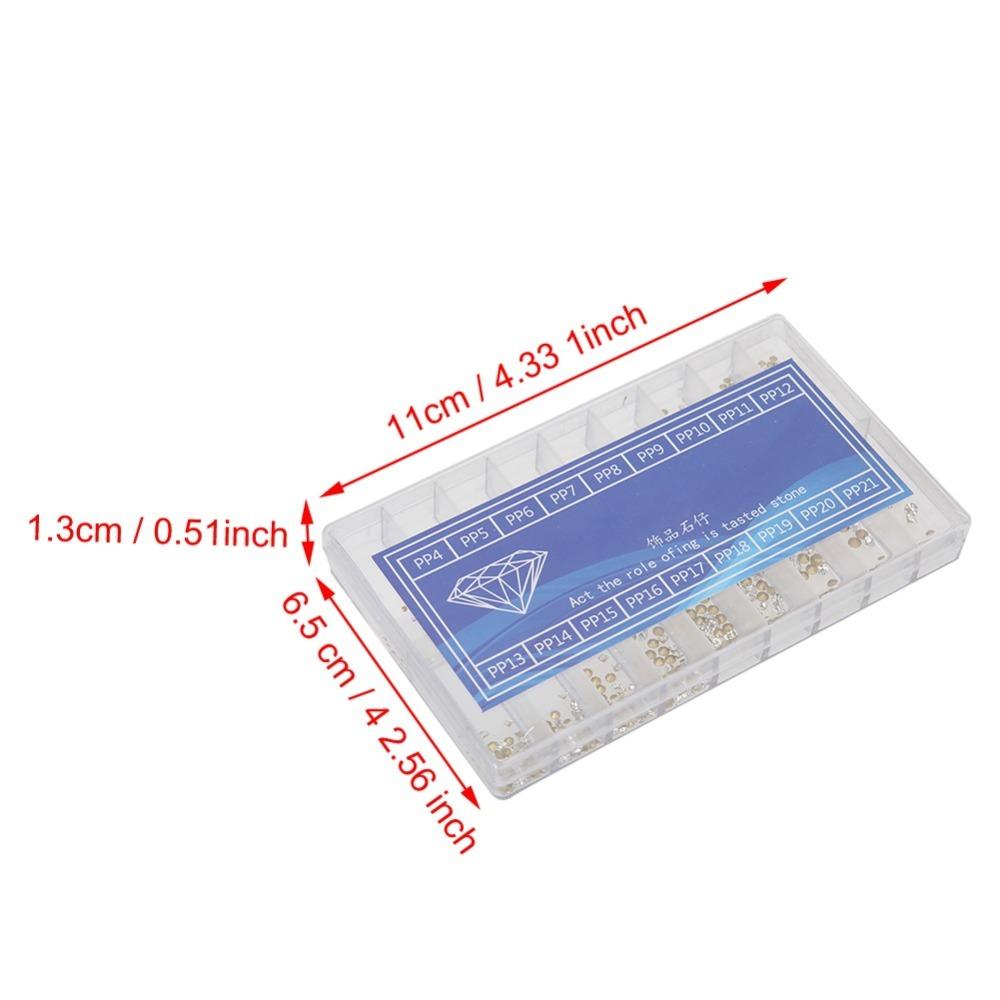 18 Sizes Spare Rhinestones Round Crystal Watch Repair Tool Spare Parts DIY Accessories