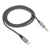 1m TYPE C To 3.5mm Sound Aux Jack Cable USB C To 3.5mm Cord for Jogging Driving Travels