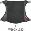 KOMINE Motorcycle 3D Mesh Seat Cover 2L Anti-Slip Black L AK-109 891 Mesh Material