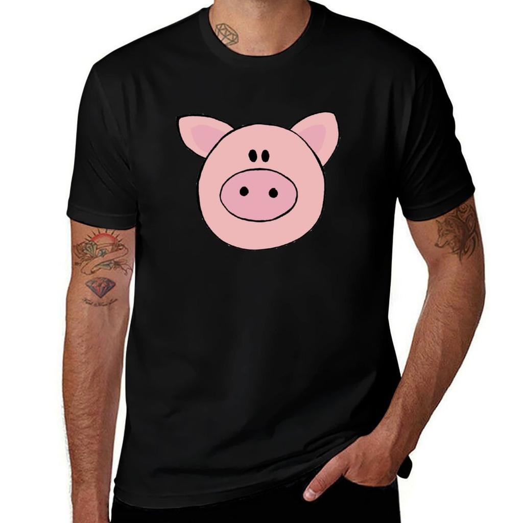Piggy TShirt Casual Loose Fit Summer Tee Shirt