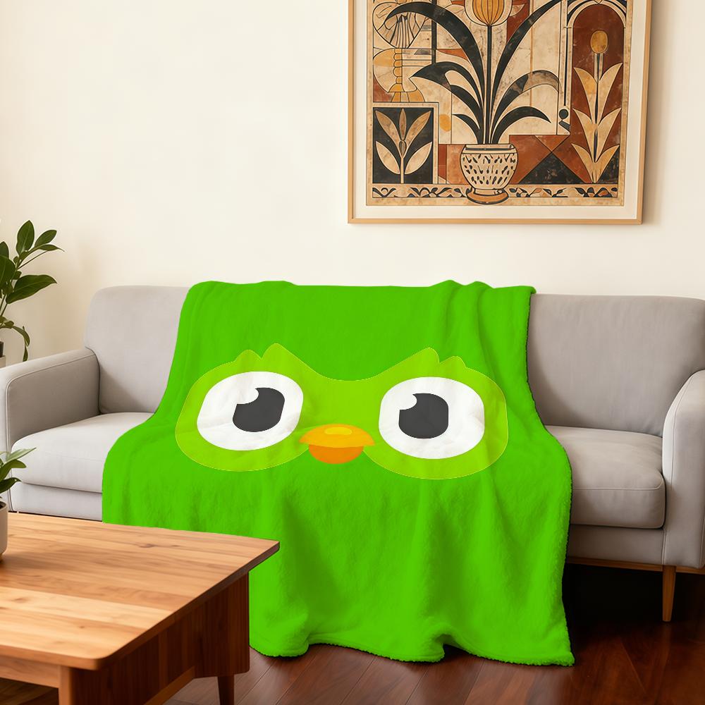 Образовательный мультфильм D-Duolingo Одеяло Супер Теплое Удобное Плюшевое Одеяло-Накидка Ребенок Дом Диван Спальня Подарок