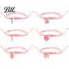 Adjustable Braided Bracelet Breast Cancer Awareness for Women, Woven String with Lightweight Daily Wear Wristband Ribbon Charm, Handmade Rope Survivor