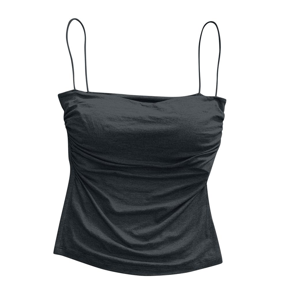 Women's Fashion Camisole, Pleated Camisole Vest For Women In Summer