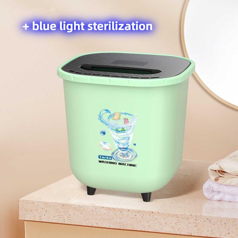 Мини-стиральная машина с прямым и обратным вращением, портативная стиральная машина с автоматическим отключением питания, турбо-стиральная машина