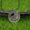 Славянский лис Кулон Viking Jewelry Ожерелье для мужчин Готические животные Аксессуары Ручная работа Норвежский амулет