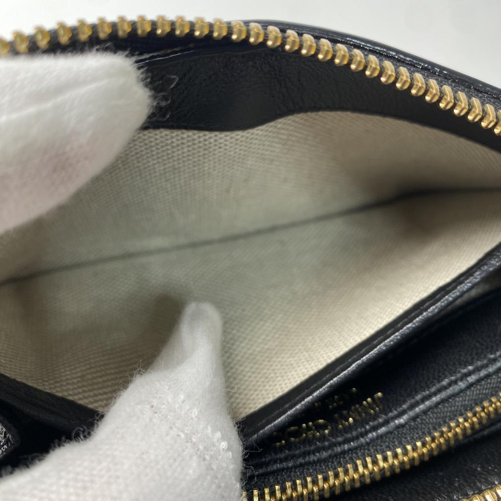 Подержанный кошелек JIMMY CHOO из черной кожи Женский