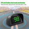 Car HUD Headup Display KM/H MPH GPS Digital Speedometer with LED Large Font Display for Car Truck