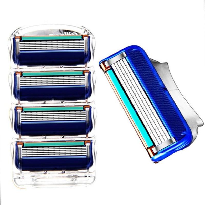 4pcs/pack Razor Blade For Men Face Care Shaving Safety 5layers Shaver