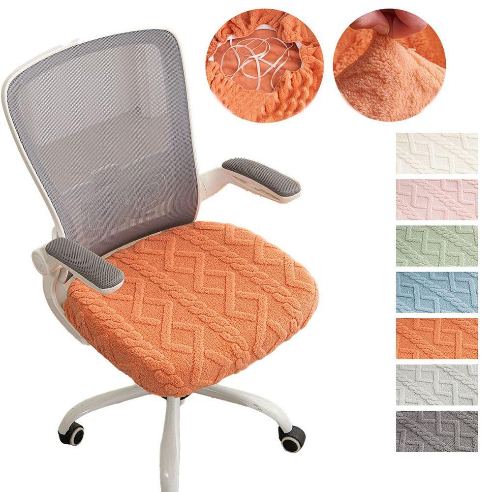 Universal Office Chair Seat Covers Jacquard Removable Chair Dustproof Cover Thickened Washable Computer Chair Cove