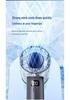 100-Speed Turbo Handheld Fan with USB & Digital Display - Strong Wind, Portable, Desktop & Outdoor Use