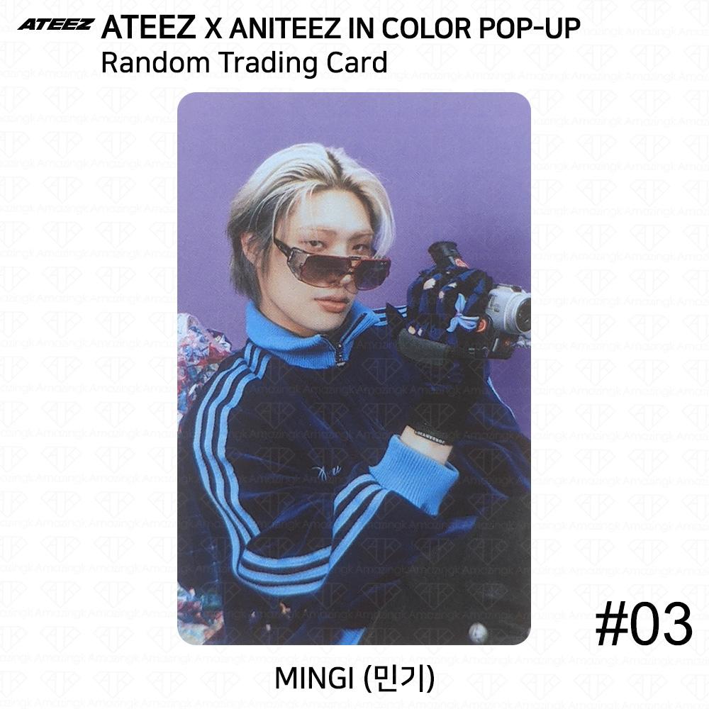 ATEEZ X ANITEEZ В Цвете POP-UP Случайная Коллекционная Карточка