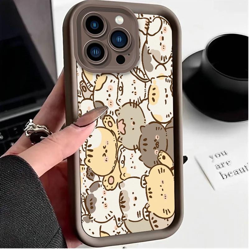 Cute Cartoon Cats Printed Fashion Case Flexible Soft Silicone TPU Shell Full Back Cover for Xiaomi Redmi Poco
