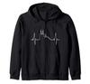 Cologne Skyline Heartbeat Cologne Cathedral Carnival Cologne Zip Hoodie