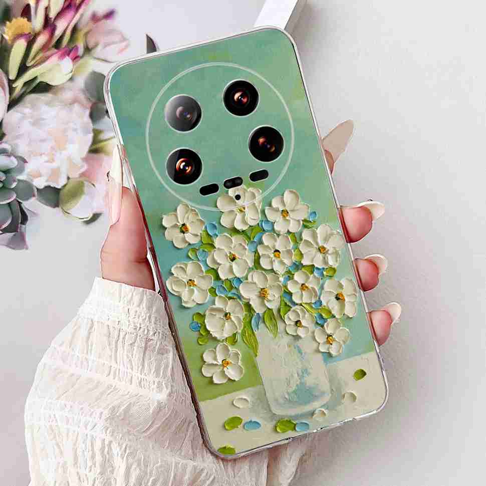 Case For Xiaomi 14 Ultra Butterfly Silicone Soft Phone Cover For Xiaomi Mi 14 Mi14 Ultra Shockproof Back Fundas Xiaomi 14Ultra