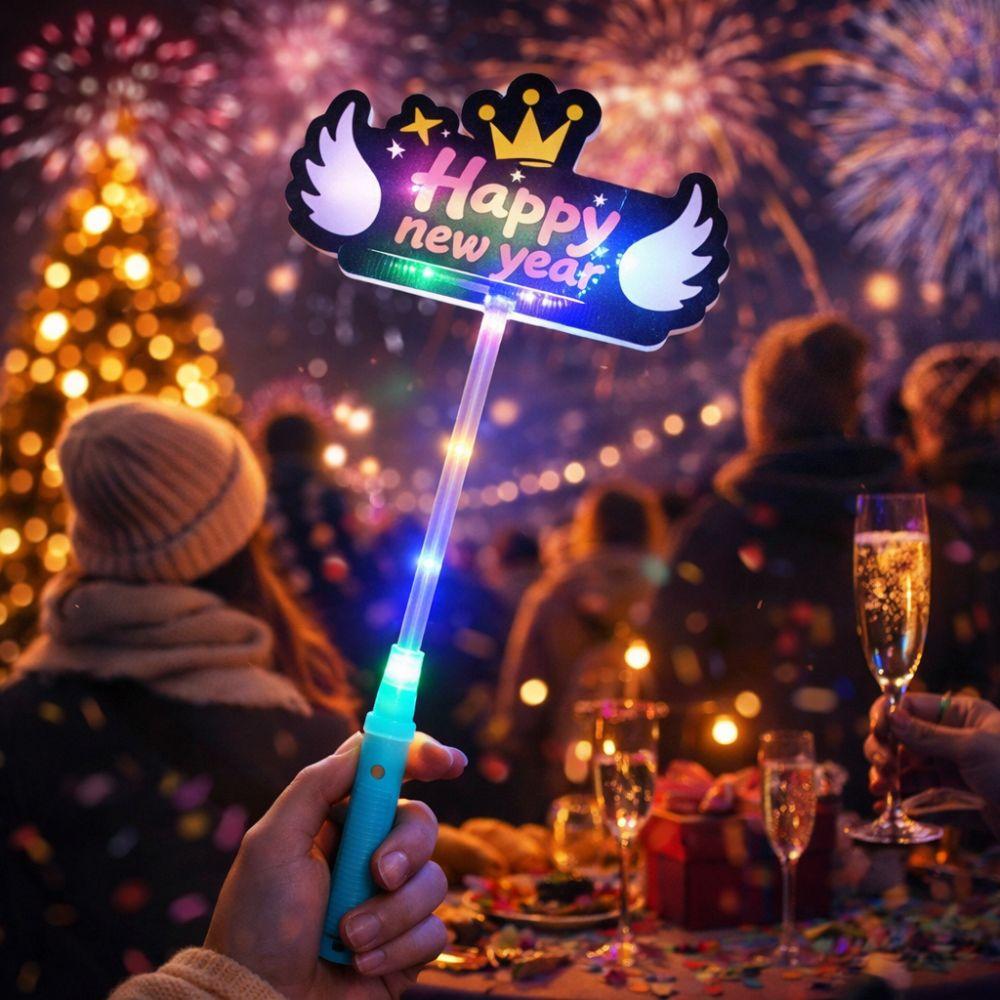 Glowing in Dark LED Glow Hair Bands Fun Luminous Rod New Year Glow Sticks  Birthday Party