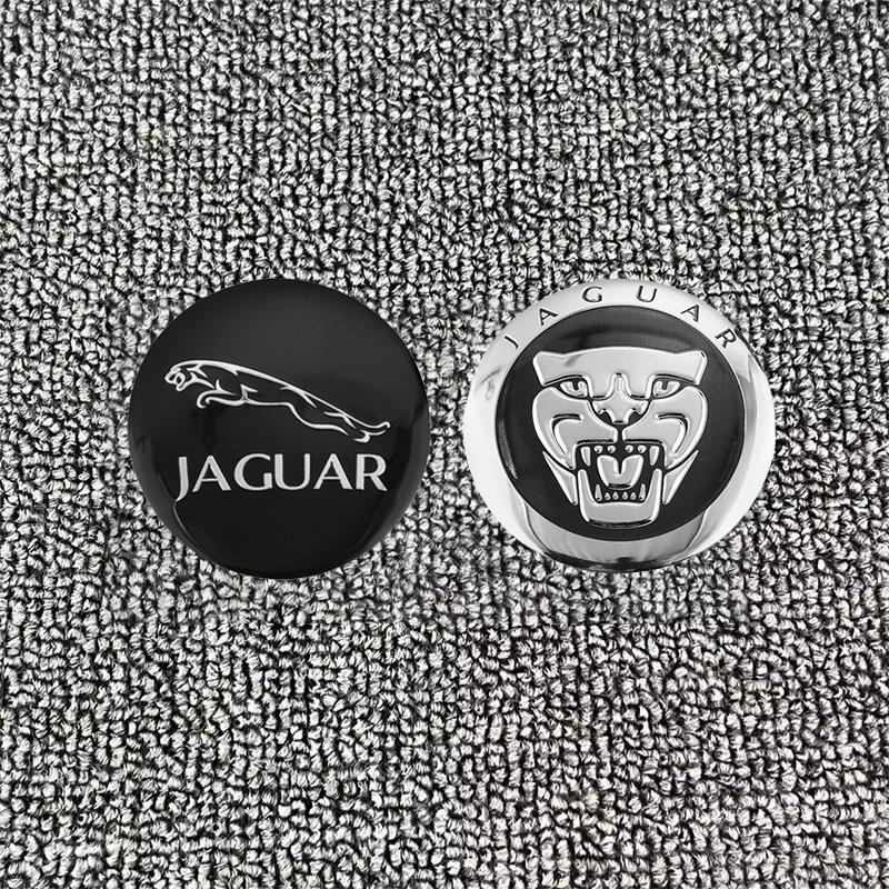 4Pcs Car Emblem Wheel Hub Center Cap Sticker Rim Badge Cover For Jaguar X-Type S-Type XFR X XE XF XJ F-Type F-Pace E-Pace I-Pace ZZ6