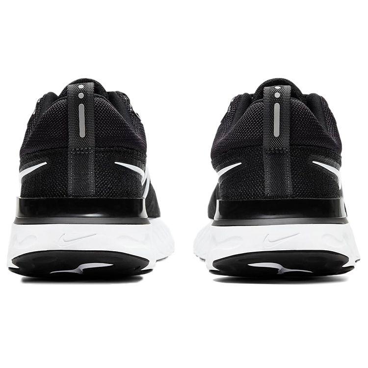 Nike React Infinity Run Flyknit 2 Черные женские кроссовки Железно-серый белый CT2423-002