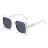 Summer new square sunglasses, fashionable square large-frame glasses, street photography versatile sunglasses for women