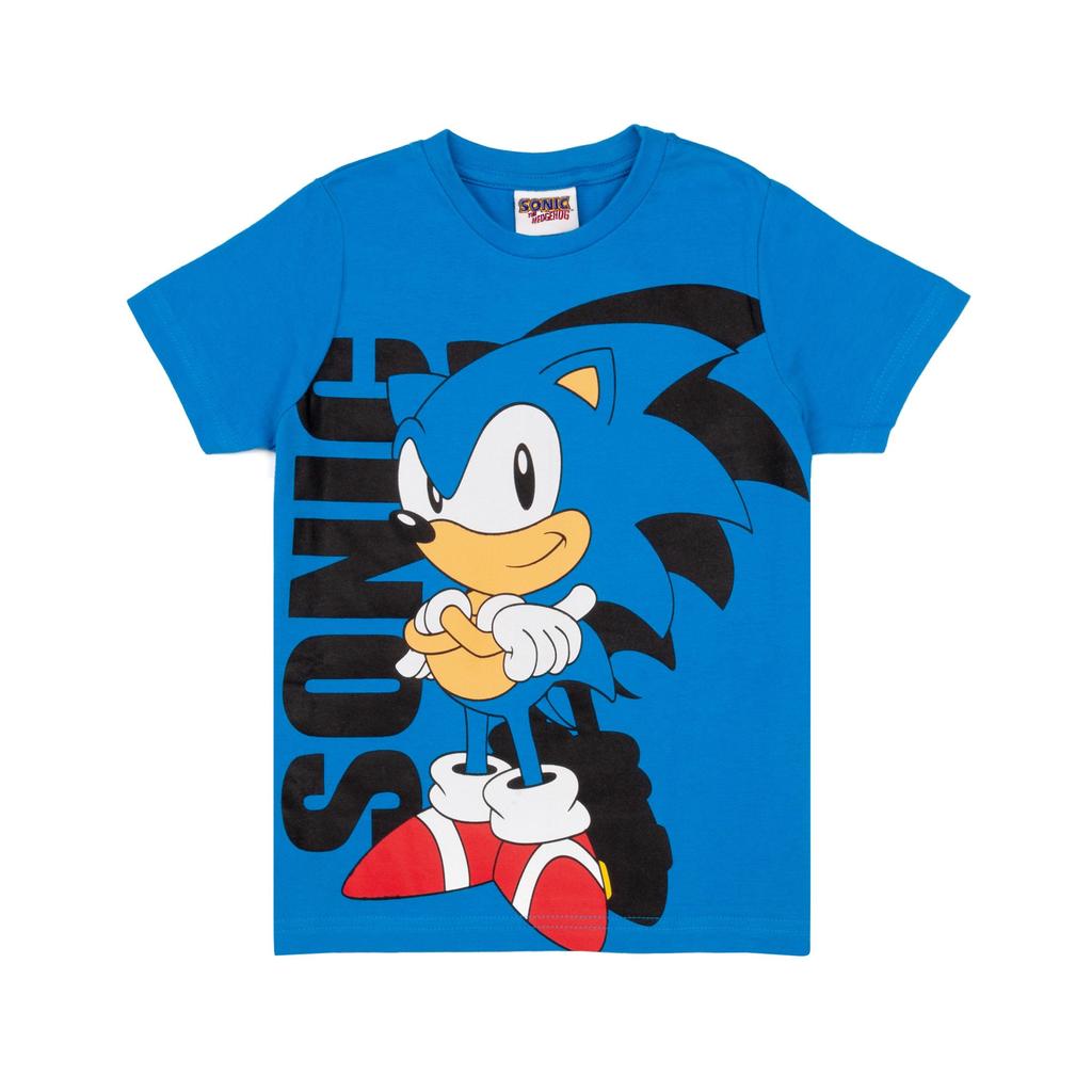 Sonic The Hedgehog Футболка с персонажем мультфильма для мальчиков