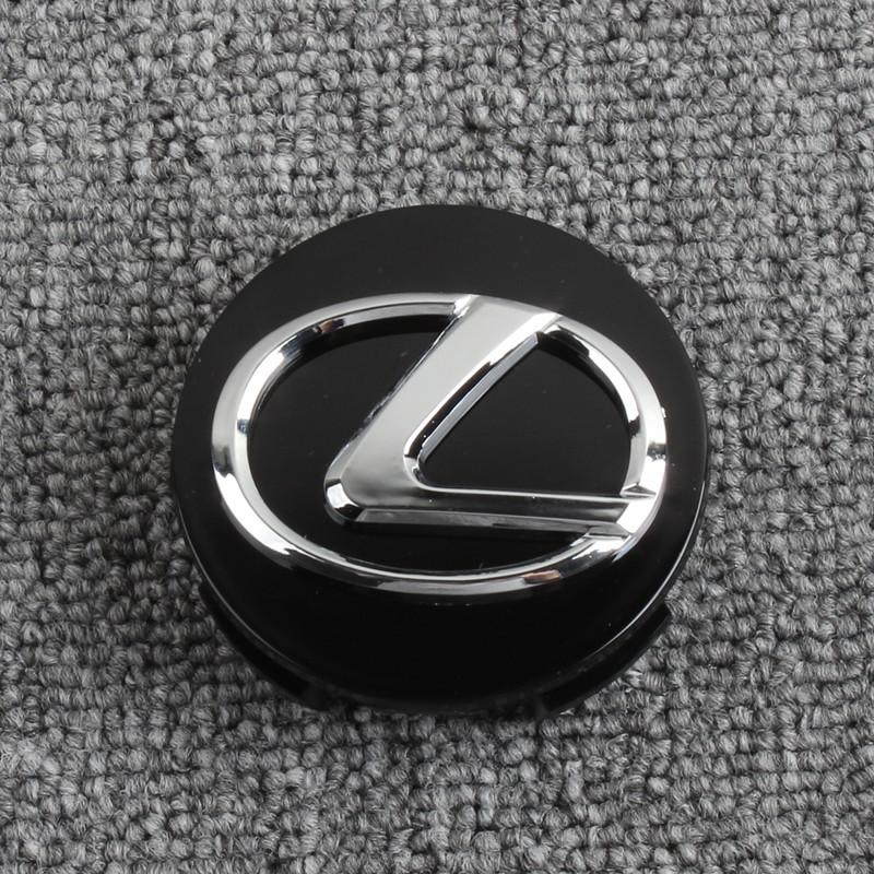 cssvbn1 4Pcs Car Hub Cap Wheel Center Cover Decoration Accessories For Lexus F-SPORT ES RX NX LS UX LM LX GX LC RZ IS CT GS RC HS SC TX
