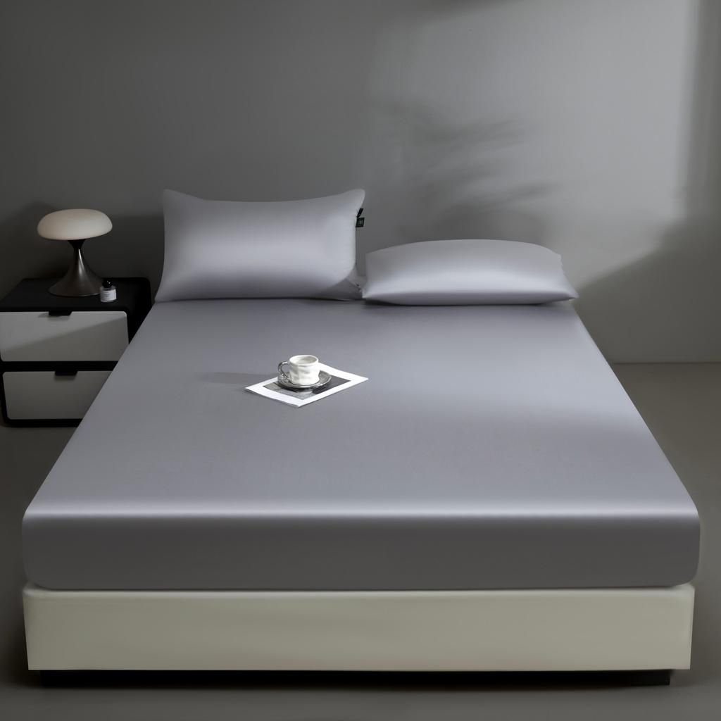Yongyouwan Simple Solid Color Waterproof and Dirt-Proof Bedsheet