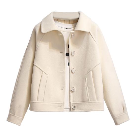 Женское шерстяное пальто осень-зима с боковыми карманами, однобортное, с капюшоном, свободное, в клетку, средней длины, плотное, сохраняющее тепло, пальто для поездок на работу, свиданий, путешествий