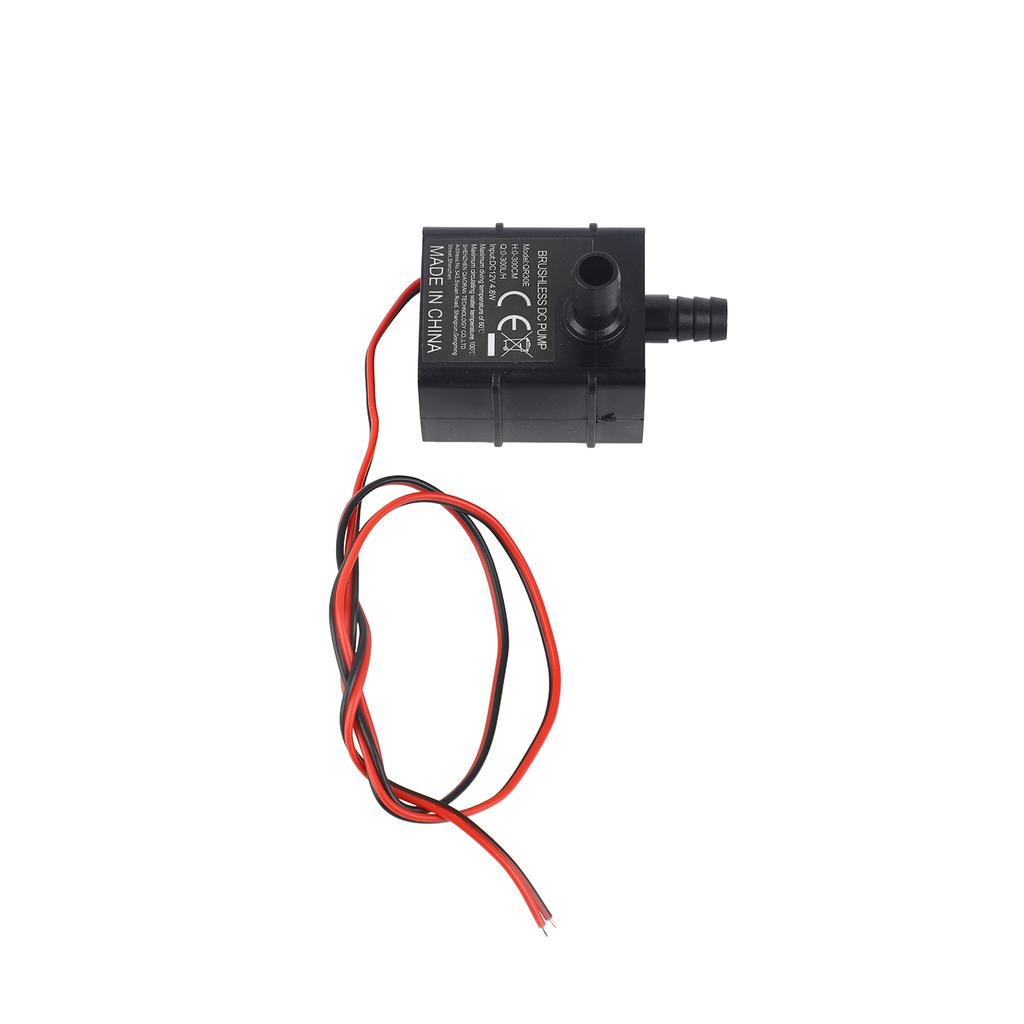 Decdeal -quiet 12V 4.8W Brushless Water Oil Pump Waterproof Submersible Fountain Aquarium Circulating 300LCelsiusH Lift 300cm
